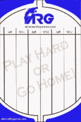 ARG Scorepad Blue